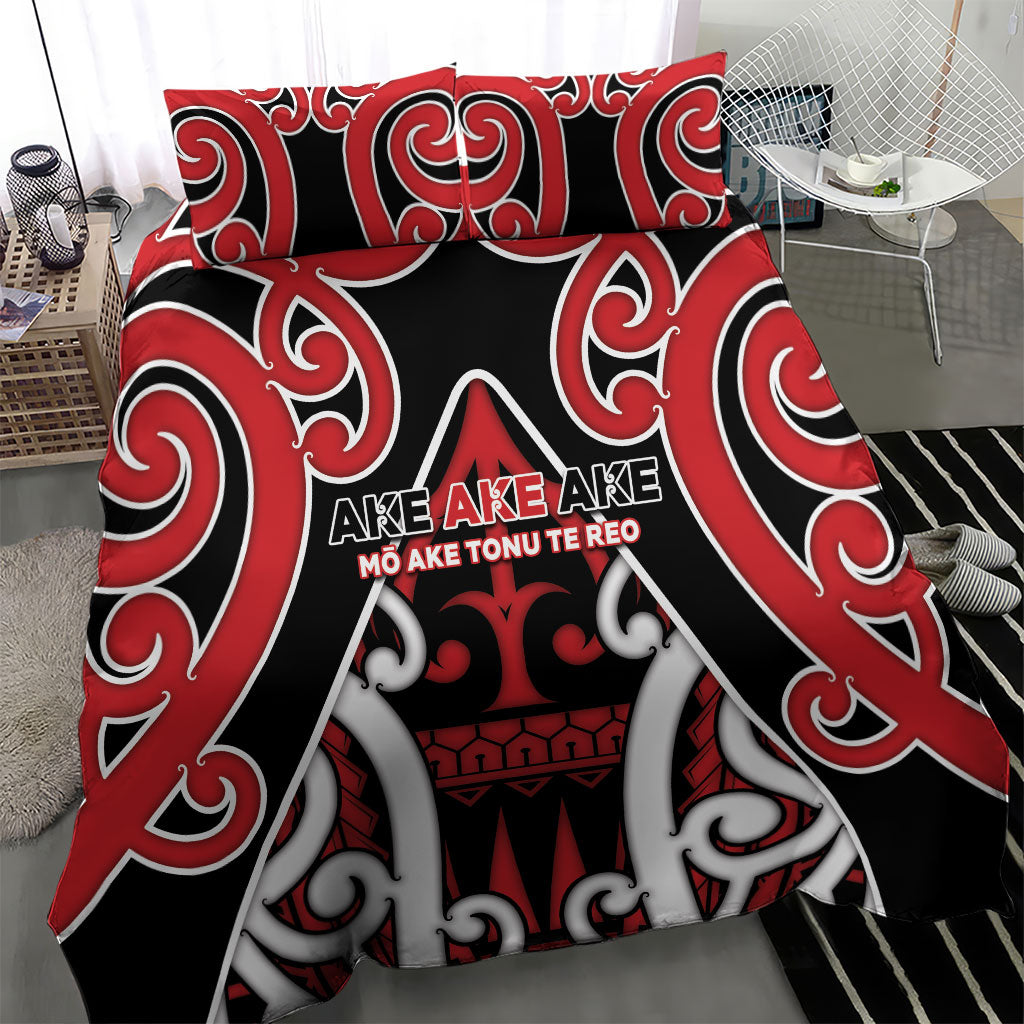 New Zealand Maori Language Week Bedding Set Mo Ake Tonu Te Reo