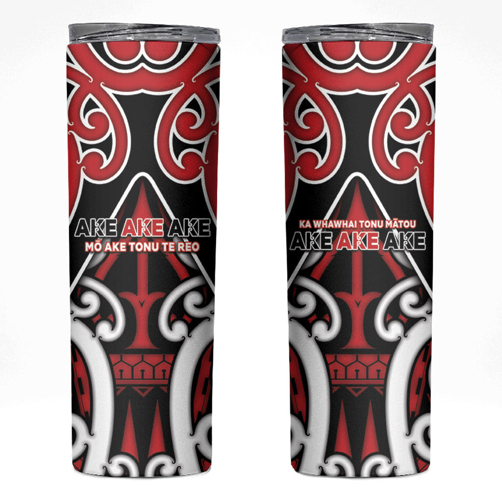 New Zealand Maori Language Week Skinny Tumbler Mo Ake Tonu Te Reo