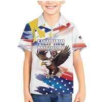 Filipino American History Month Family Matching Mermaid Dress and Hawaiian Shirt Bald Eagle Tarsier Together