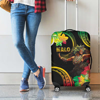 Halo Vanuatu Luggage Cover Beautiful Woman Dancing LT05 - Polynesian Pride