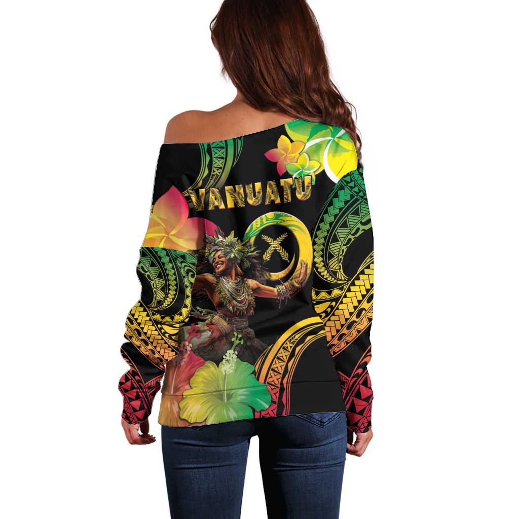 Halo Vanuatu Off Shoulder Sweater Beautiful Woman Dancing