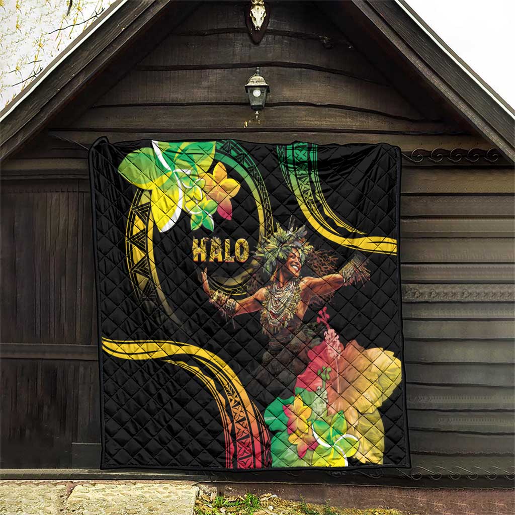 Halo Vanuatu Quilt Beautiful Woman Dancing LT05 - Polynesian Pride