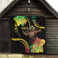 Halo Vanuatu Quilt Beautiful Woman Dancing LT05 - Polynesian Pride