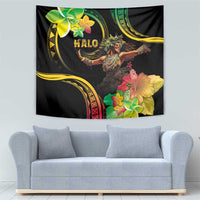 Halo Vanuatu Tapestry Beautiful Woman Dancing LT05 - Polynesian Pride