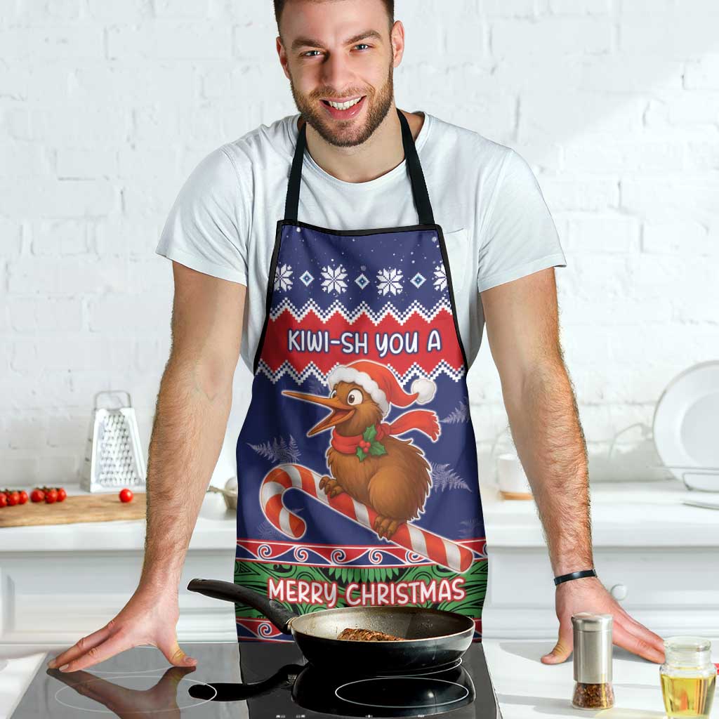 New Zealand Christmas Apron Kiwi-sh You A Merry Christmas - Polynesian Pride