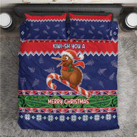 New Zealand Christmas Bedding Set Kiwi-sh You A Merry Christmas - Polynesian Pride