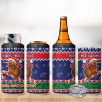 New Zealand Christmas 4 in 1 Can Cooler Tumbler Kiwi-sh You A Merry Christmas - Polynesian Pride