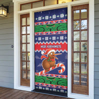 New Zealand Christmas Door Cover Kiwi-sh You A Merry Christmas - Polynesian Pride