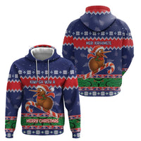 New Zealand Christmas Hoodie Kiwi-sh You A Merry Christmas - Polynesian Pride