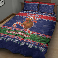 New Zealand Christmas Quilt Bed Set Kiwi-sh You A Merry Christmas - Polynesian Pride