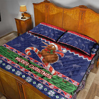 New Zealand Christmas Quilt Bed Set Kiwi-sh You A Merry Christmas - Polynesian Pride