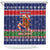 New Zealand Christmas Shower Curtain Kiwi-sh You A Merry Christmas - Polynesian Pride