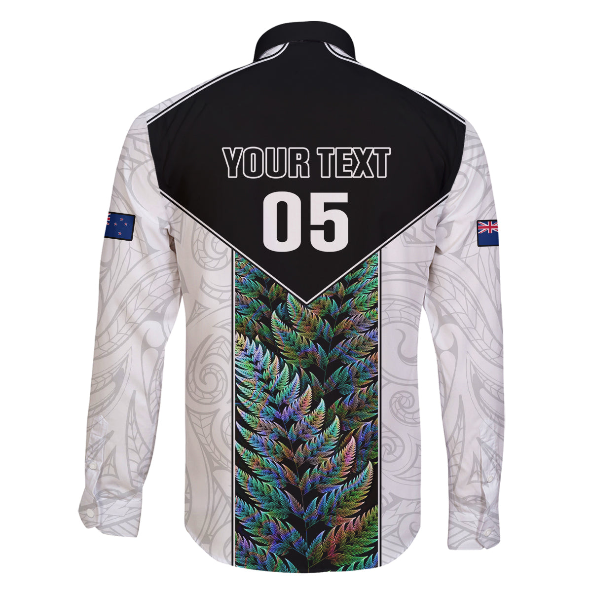 Custom New Zealand Fern Rugby Family Matching Puletasi Dress and Hawaiian Shirt World Cup 2023 Paua Shell Maori Pattern LT05 - Polynesian Pride