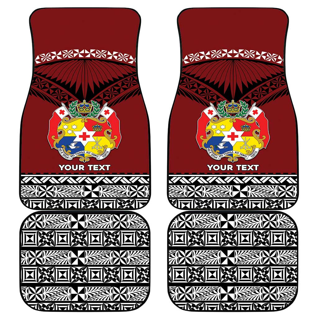 Tonga Constitution Day Car Mats Tongan Kupesi Ngatu Pattern