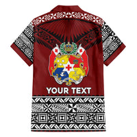 Personalised Tonga Constitution Day Family Matching Summer Maxi Dress and Hawaiian Shirt Tongan Kupesi Ngatu Pattern LT05 - Polynesian Pride