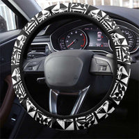 Tonga Constitution Day Steering Wheel Cover Tongan Kupesi Ngatu Pattern
