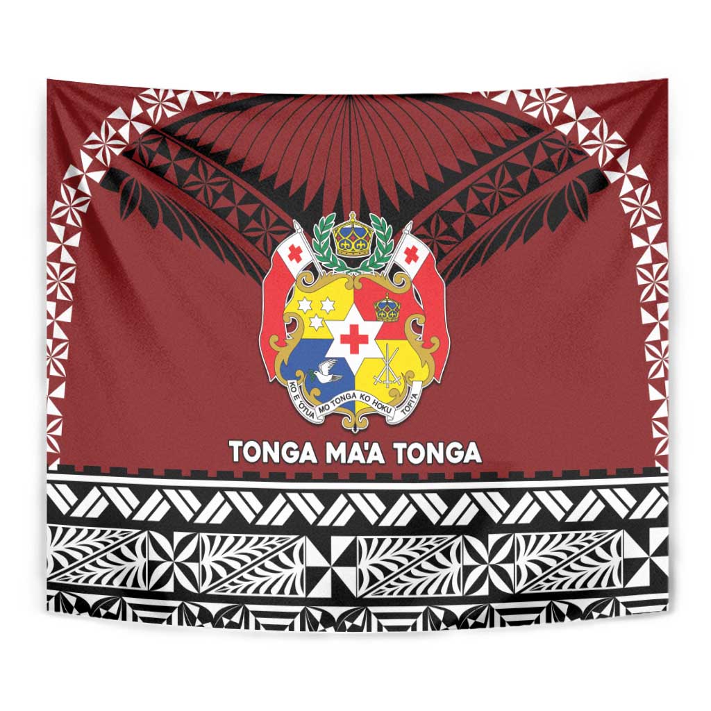 Tonga Constitution Day Tapestry Tongan Kupesi Ngatu Pattern LT05 - Polynesian Pride