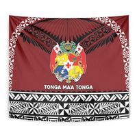 Tonga Constitution Day Tapestry Tongan Kupesi Ngatu Pattern LT05 - Polynesian Pride