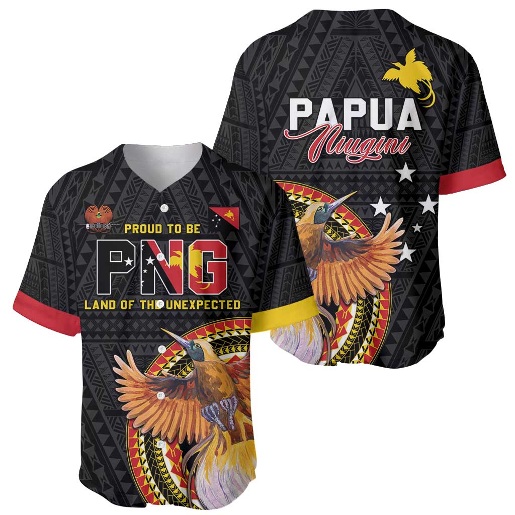 Papua New Guinea Tok Pisin Wik Baseball Jersey Land Of The Unexpected LT05 - Polynesian Pride