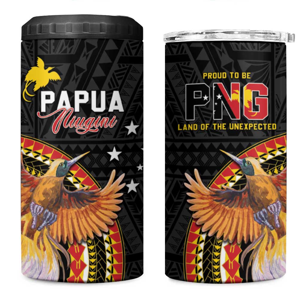 Papua New Guinea Tok Pisin Wik 4 in 1 Can Cooler Tumbler Land Of The Unexpected