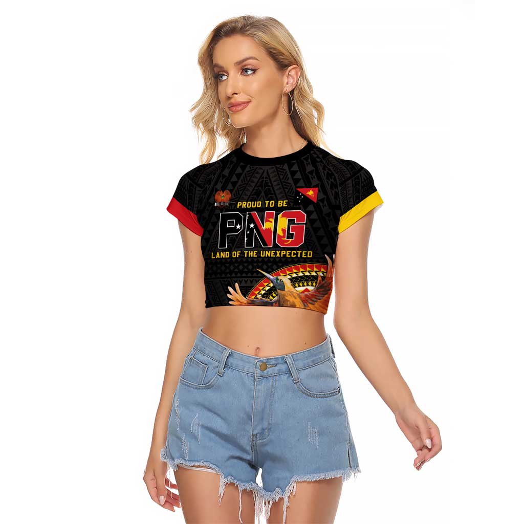 Papua New Guinea Tok Pisin Wik Raglan Cropped T Shirt Land Of The Unexpected