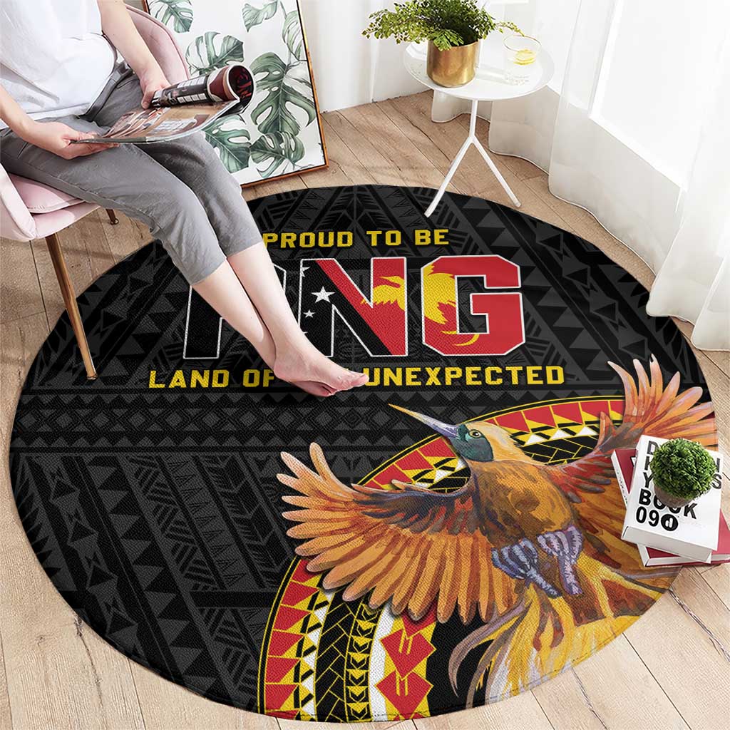 Papua New Guinea Tok Pisin Wik Round Carpet Land Of The Unexpected LT05 - Polynesian Pride