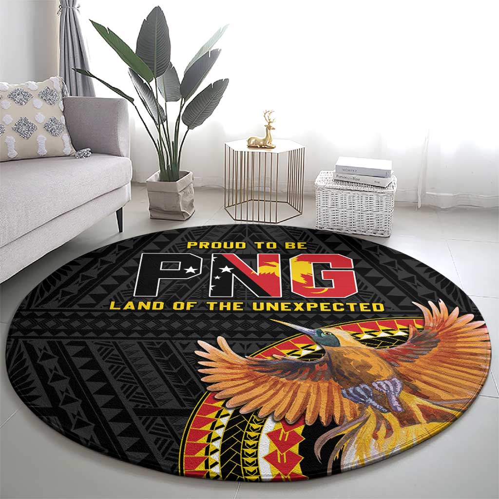 Papua New Guinea Tok Pisin Wik Round Carpet Land Of The Unexpected LT05 - Polynesian Pride