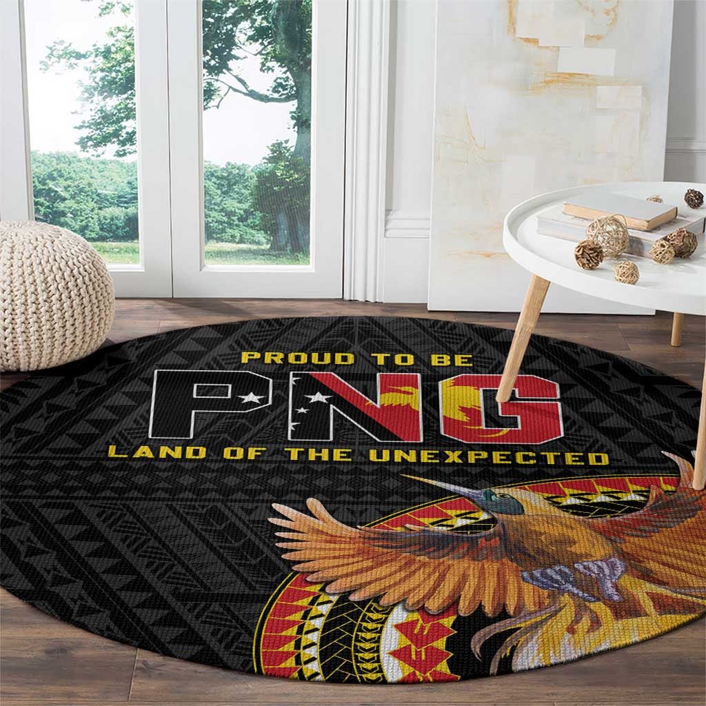 Papua New Guinea Tok Pisin Wik Round Carpet Land Of The Unexpected LT05 - Polynesian Pride
