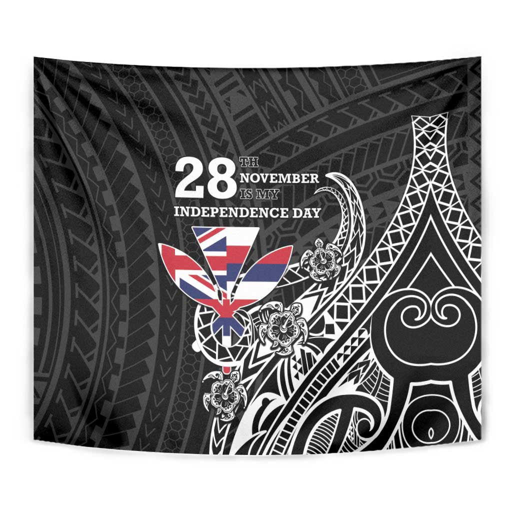 Hawaii November 28th Is My Independence Day Tapestry LT05 - Polynesian Pride