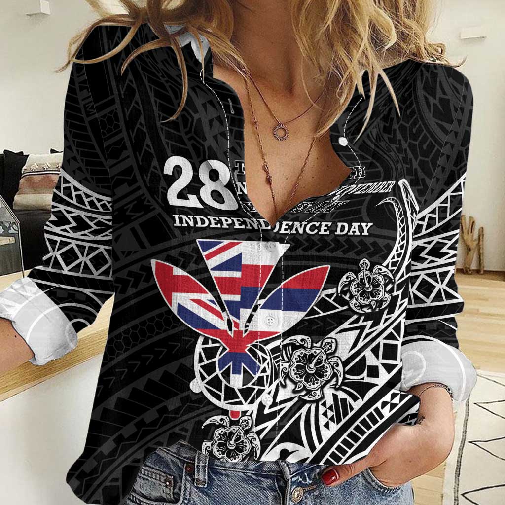 Hawaii November 28th Is My Independence Day Women Casual Shirt