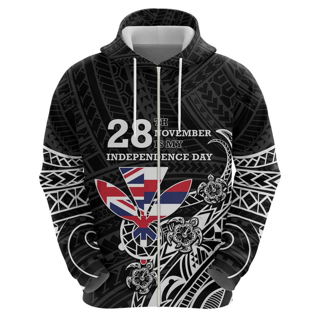 Hawaii November 28th Is My Independence Day Zip Hoodie