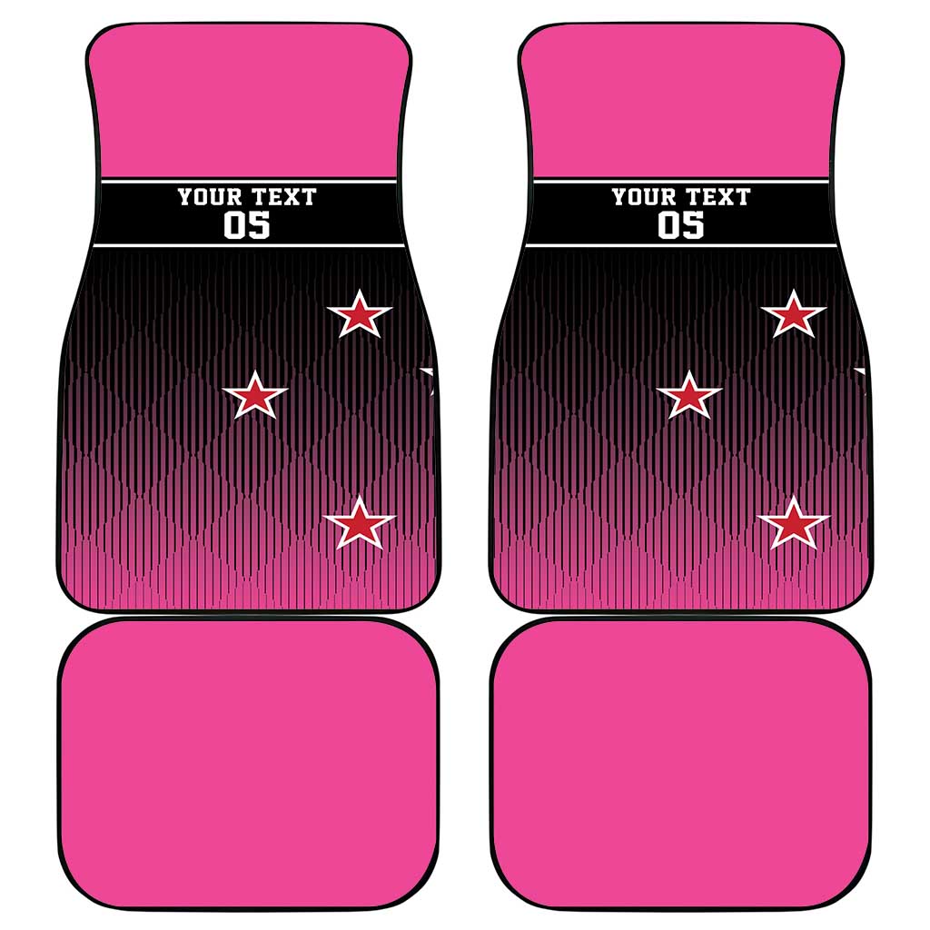 New Zealand Women Cricket Car Mats Pink Simple Style