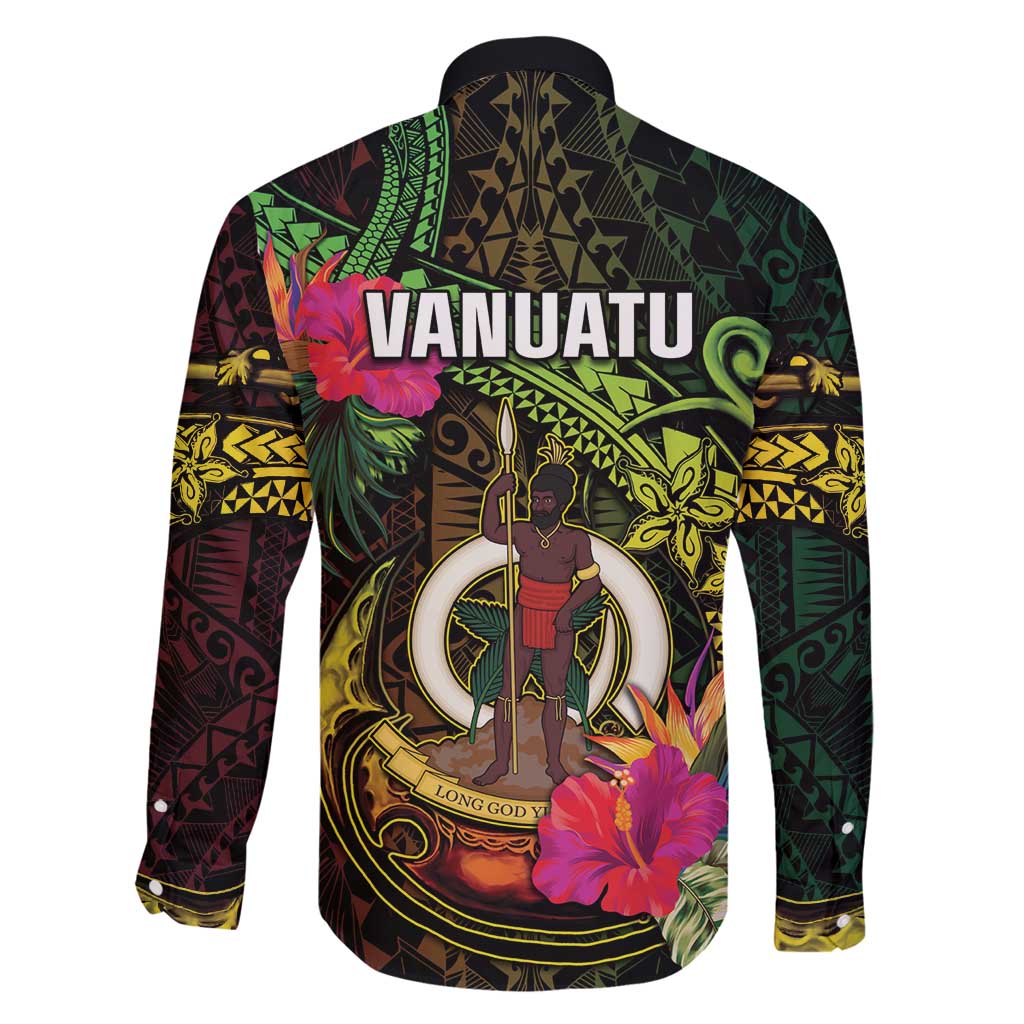 Vanuatu Family Matching Off Shoulder Short Dress and Hawaiian Shirt Be Strong Pray For Port Vila