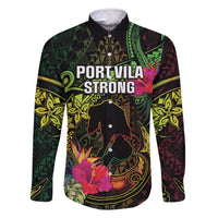 Vanuatu Family Matching Summer Maxi Dress and Hawaiian Shirt Be Strong Pray For Port Vila