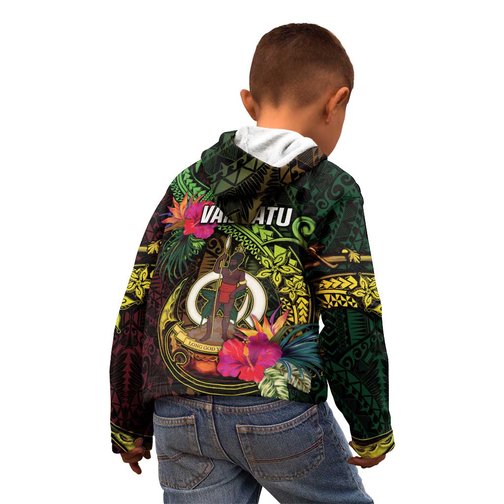 Vanuatu Kid Hoodie Be Strong Pray For Port Vila