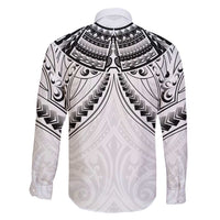 New Zealand Morepork Family Matching Tank Maxi Dress and Hawaiian Shirt Maori Pattern White