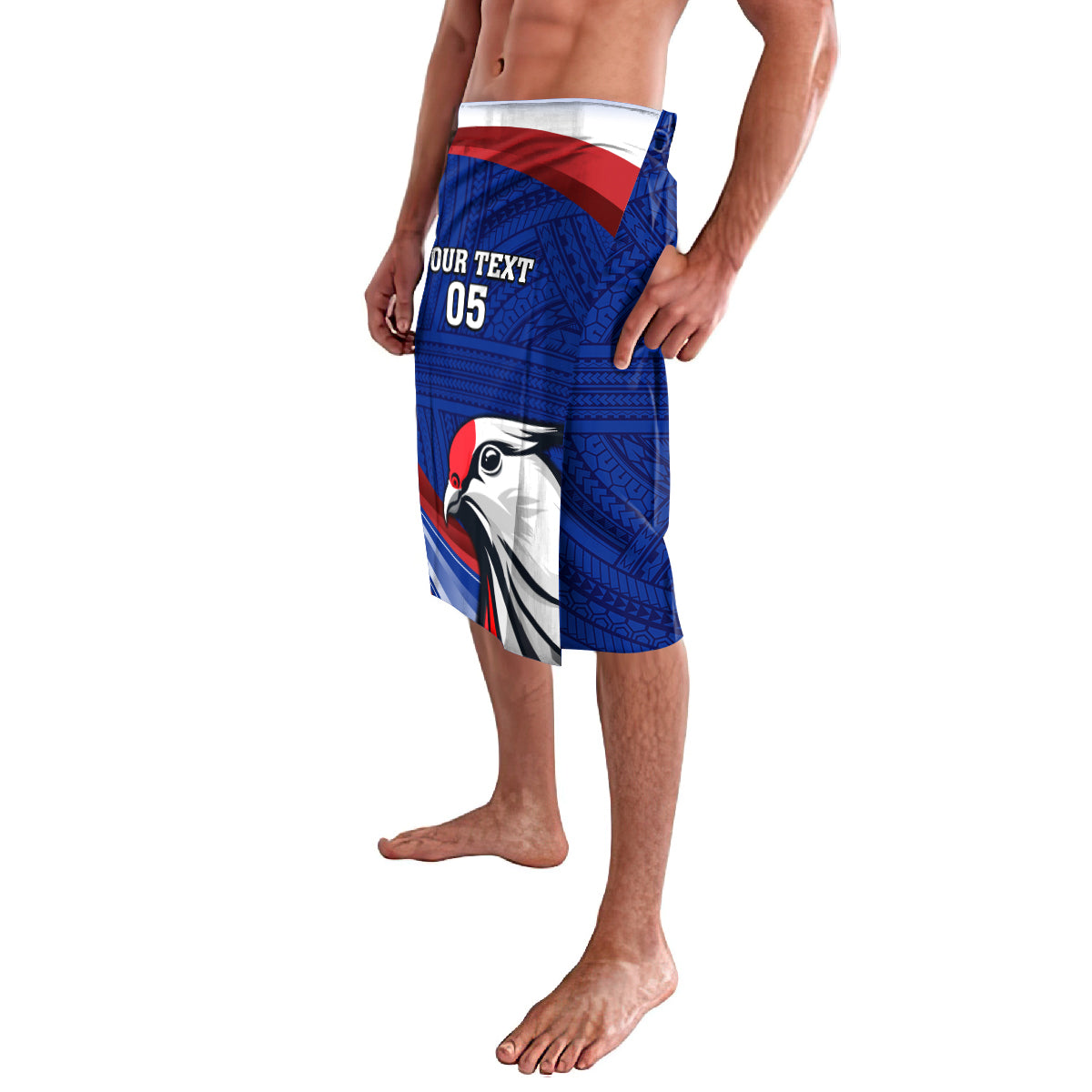 Custom Samoa Rugby Lavalava Manuma Ptilinopus Perousii