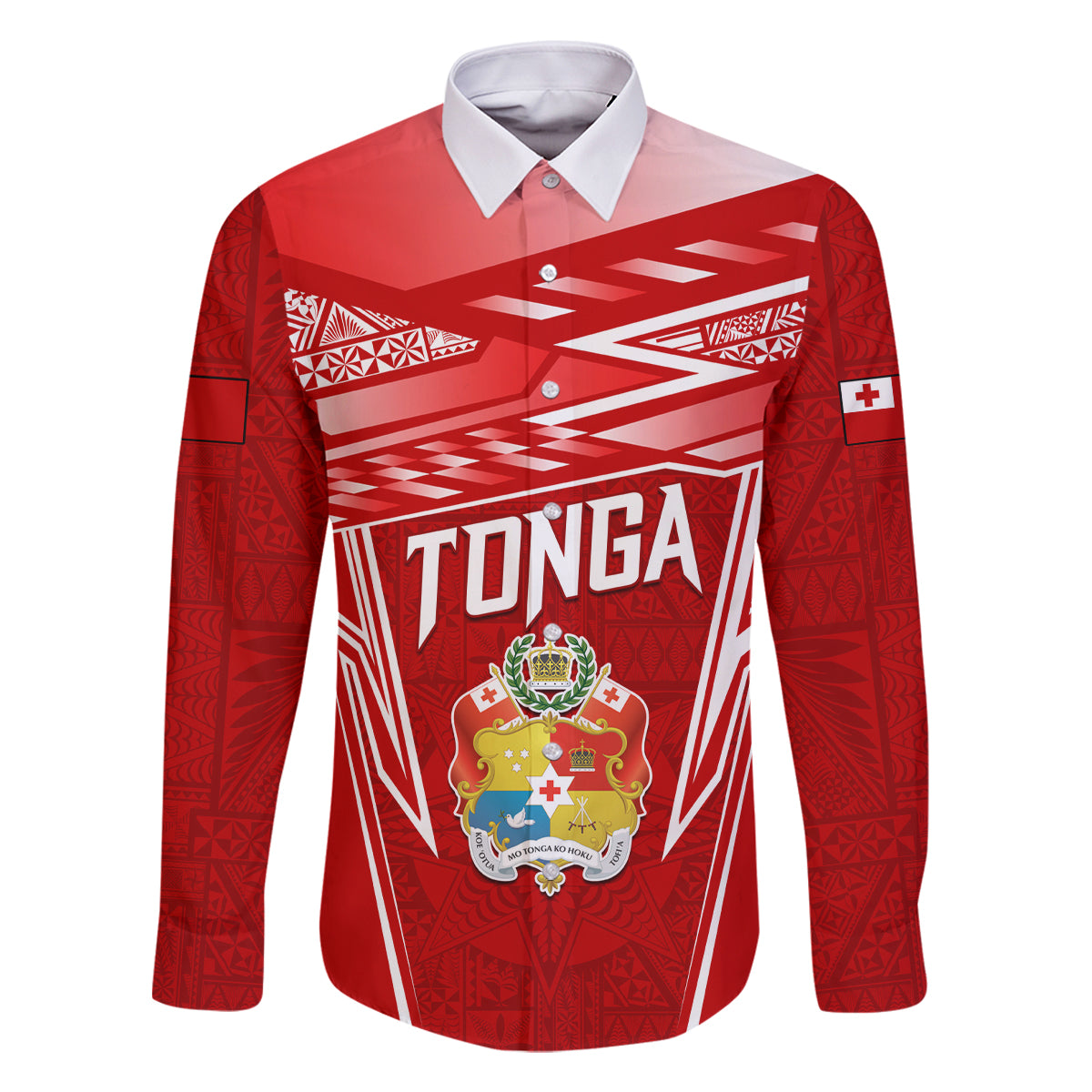 Custom Tonga Rugby Family Matching Mermaid Dress and Hawaiian Shirt Kupesi Ngatu Pattern