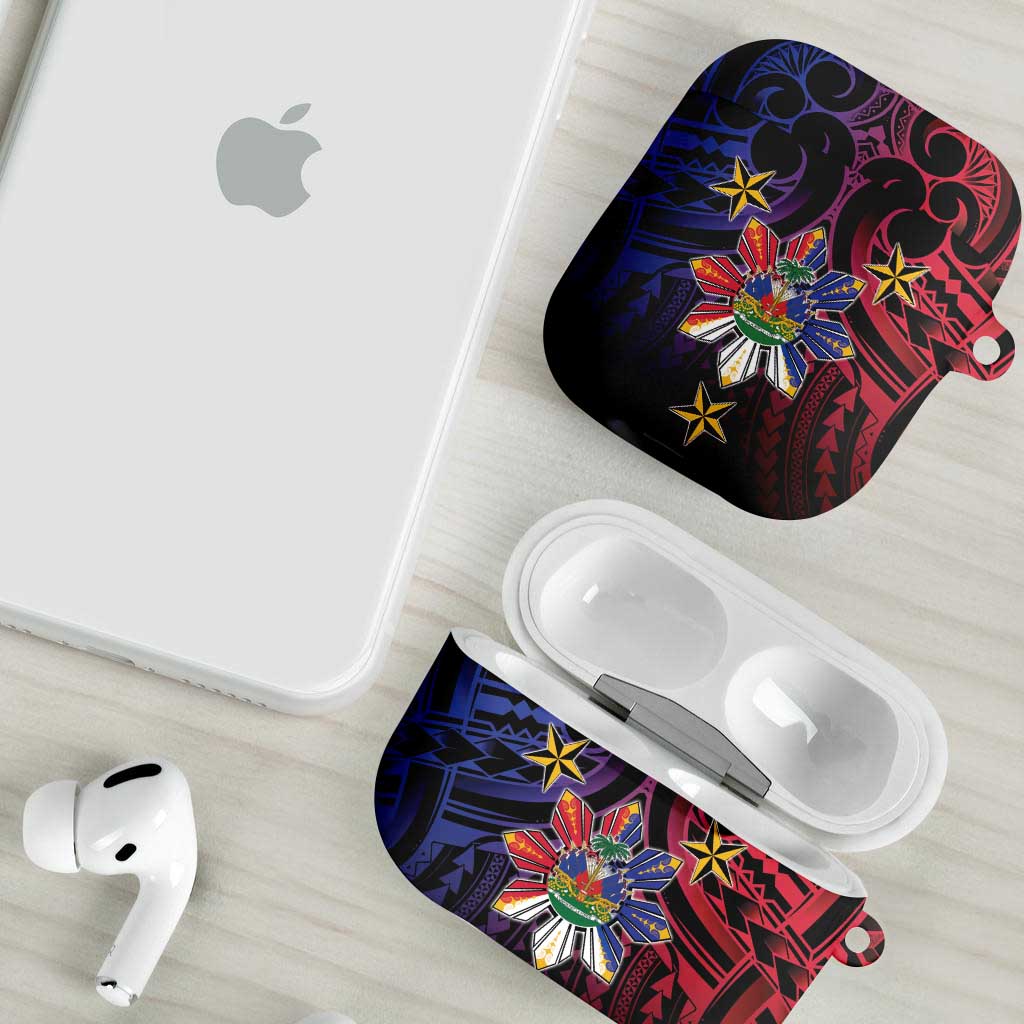 Haiti Philippines AirPods Case Haitian Coat Of Arms With Filipino Sun