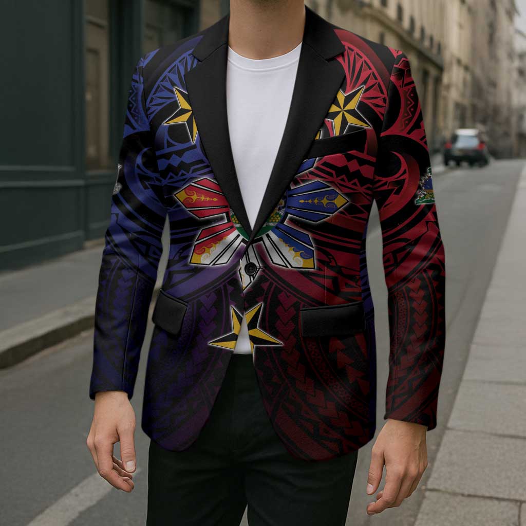 Haiti Philippines Blazer Haitian Coat Of Arms With Filipino Sun