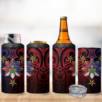 Haiti Philippines 4 in 1 Can Cooler Tumbler Haitian Coat Of Arms With Filipino Sun