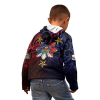 Haiti Philippines Kid Hoodie Haitian Coat Of Arms With Filipino Sun