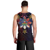Haiti Philippines Men Tank Top Haitian Coat Of Arms With Filipino Sun LT05 - Polynesian Pride