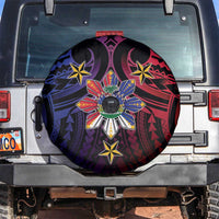 Haiti Philippines Spare Tire Cover Haitian Coat Of Arms With Filipino Sun