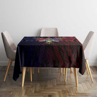Haiti Philippines Tablecloth Haitian Coat Of Arms With Filipino Sun