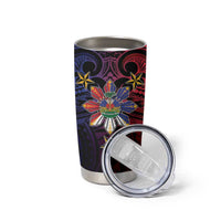 Haiti Philippines Tumbler Cup Haitian Coat Of Arms With Filipino Sun LT05 - Polynesian Pride