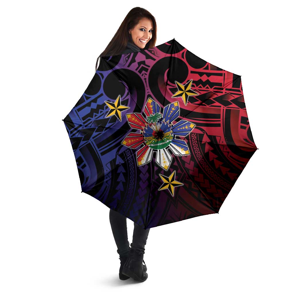 Haiti Philippines Umbrella Haitian Coat Of Arms With Filipino Sun