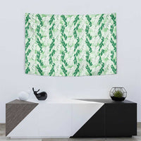 Hawaii Ti Leaf Maile Tuberose Lei Tapestry With Hanalei Leaf Green