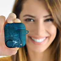 Samoa Tatau Marlin AirPods Case With Siapo Motifs Teal