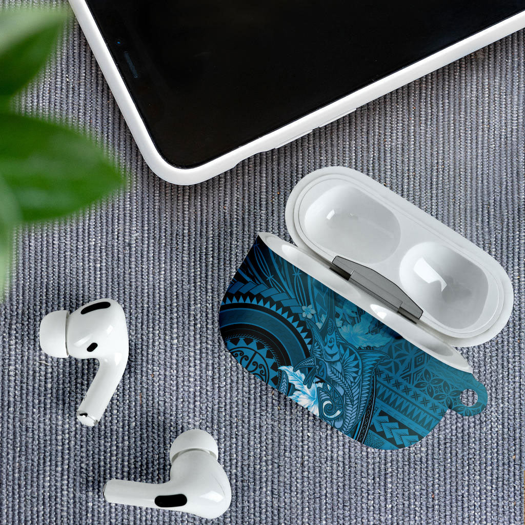 Samoa Tatau Marlin AirPods Case With Siapo Motifs Teal